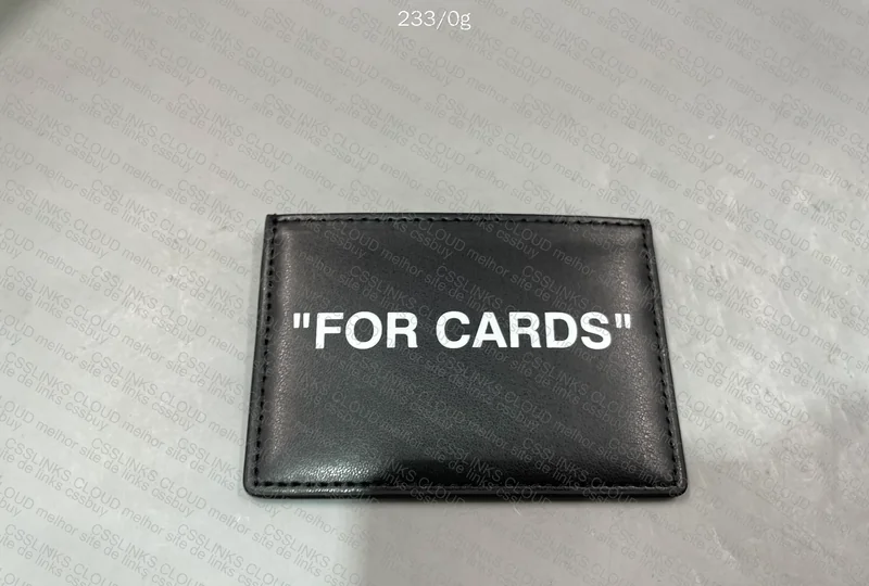 Card holder off white "for cards" 3