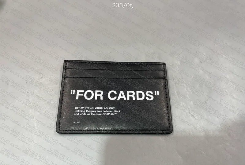 Card holder off white "for cards" 4