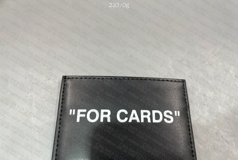 Card holder off white "for cards" 5