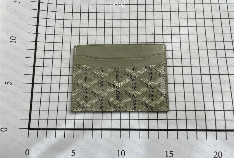 Goyard Card Holder 'Khaki'