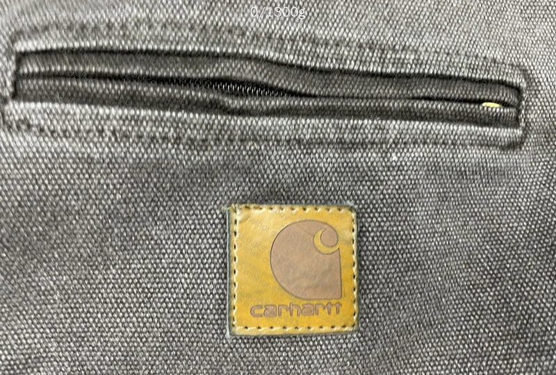 Carhartt Detroit Grey with Measurements