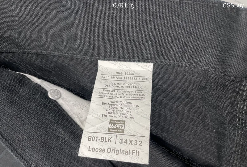 Carhartt Double Knee Pants (Black) 6