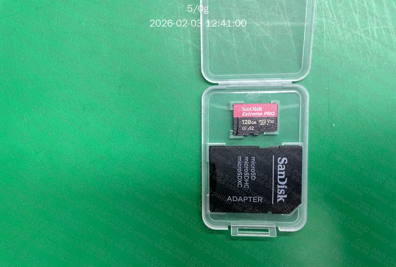 Cartão de memória SanDisk Extreme Pro 3