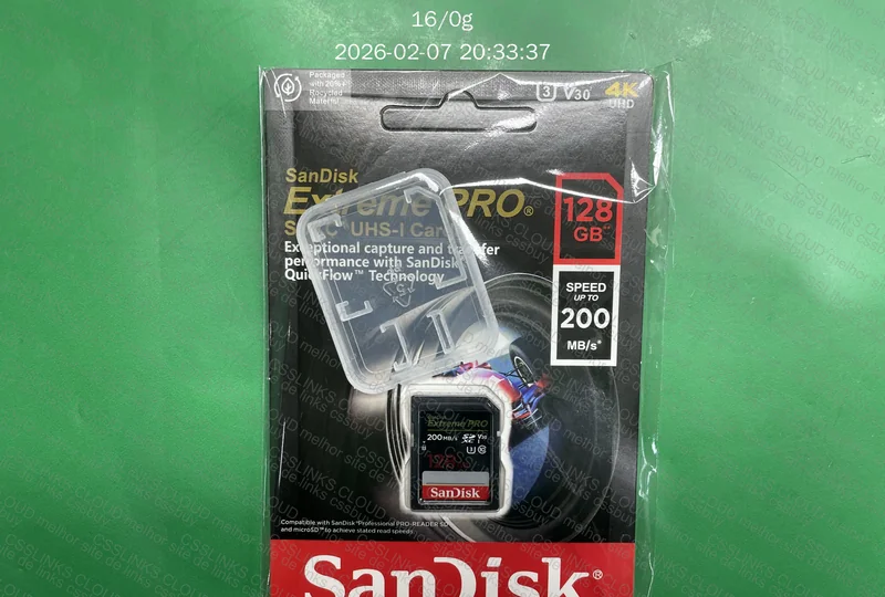 Cartão Memória SandDisk 123GB ExtremePRO 3