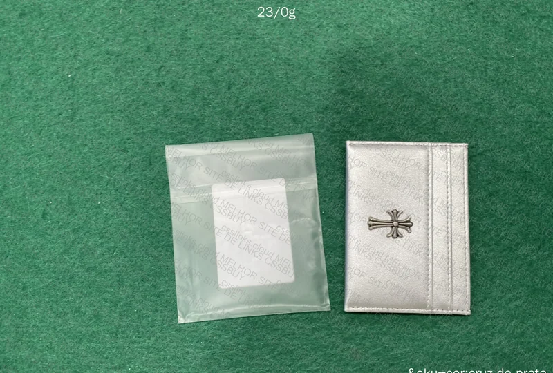 Chrome Hearts Silver Wallet