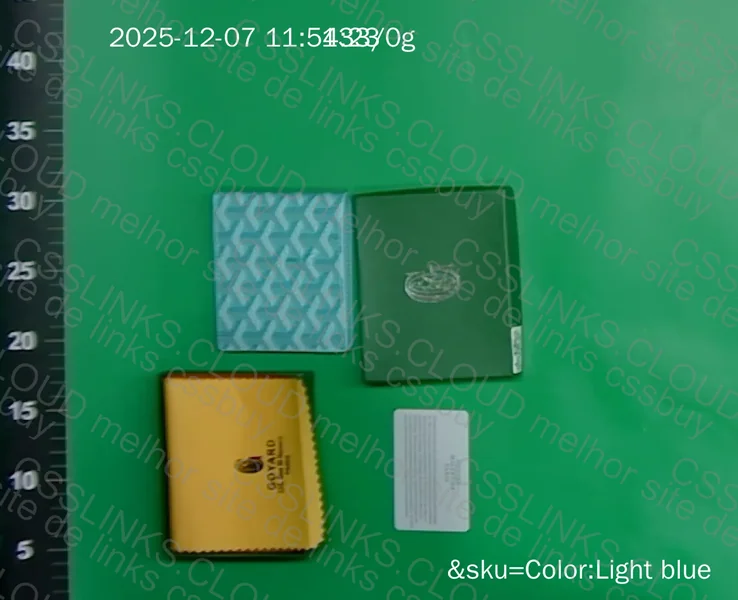 Goyard Turquoise Blue Wallet