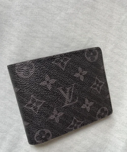 LV Louis Vuitton Monogram Black Wallet 2
