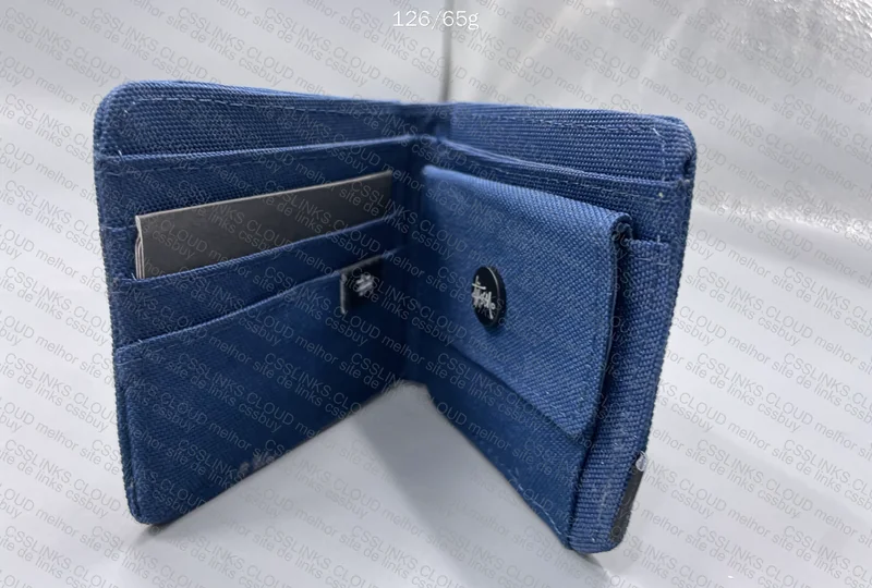Blue Stussy Wallet 5