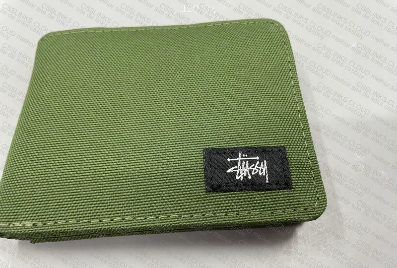 Green Stussy Wallet - 25Y