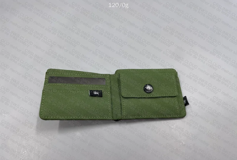 Green Stussy Wallet - 25Y 2
