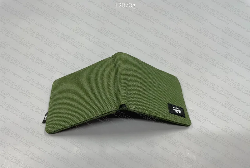 Green Stussy Wallet - 25Y 3