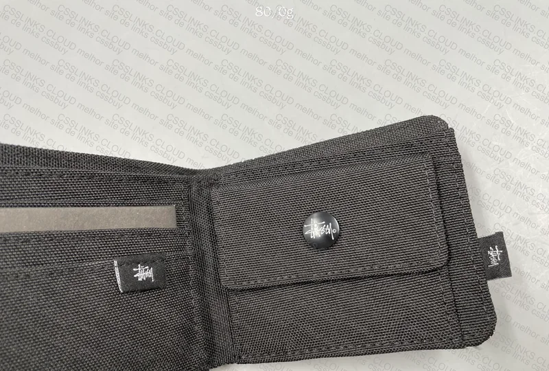 Stussy Black and White Checkered Wallet 3