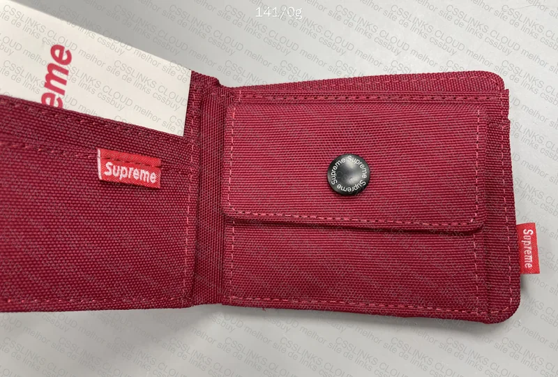 Supreme Red Wallet 3
