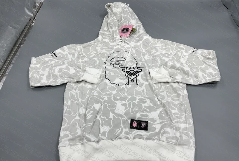 BAPE White+Gray Coat