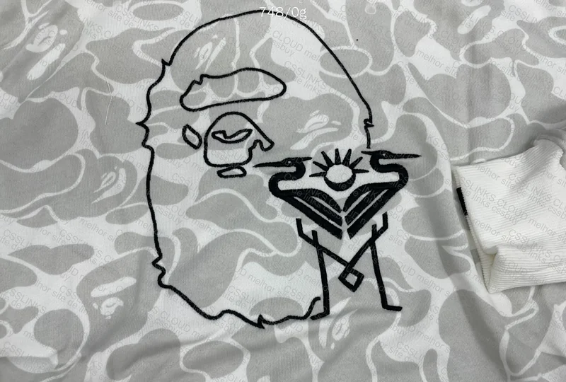 BAPE White+Gray Coat 4