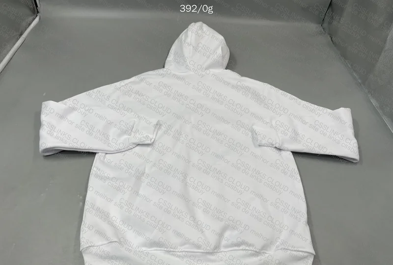 Plain White Sweatshirt Jacket 2