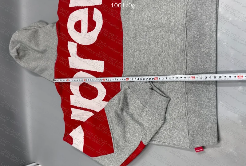 Supreme Big Logo Jacquard Hooded Sweatshirt 6
