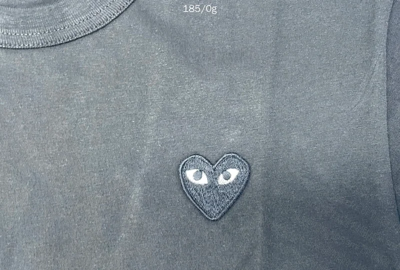 CDG black heart 6