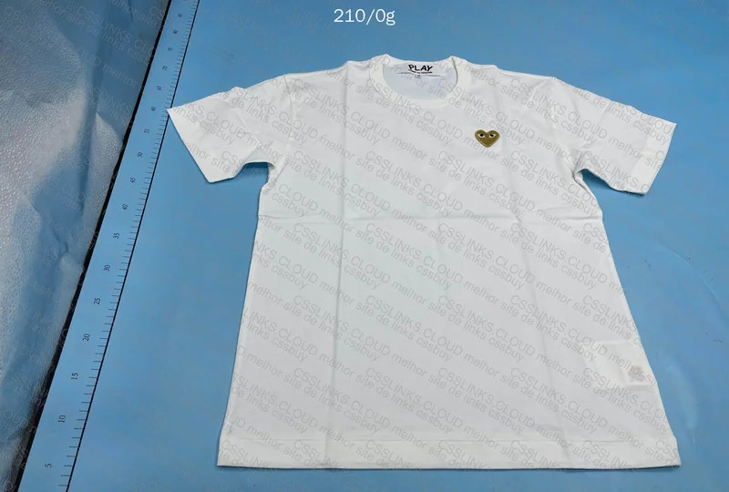 CDG White with Golden Heart 2