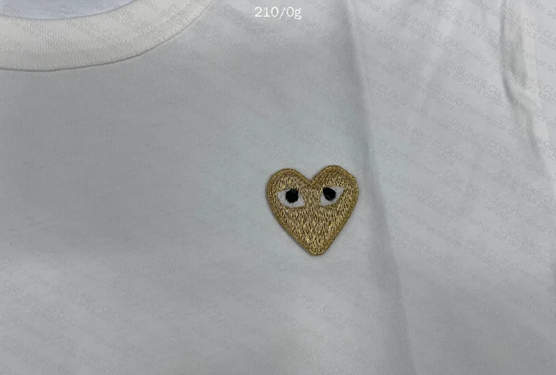CDG White with Golden Heart 3
