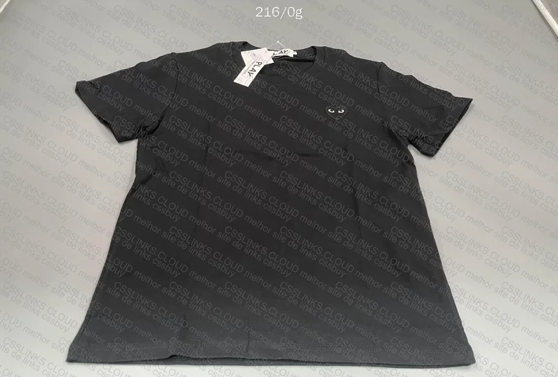 CDG Black with Black Heart