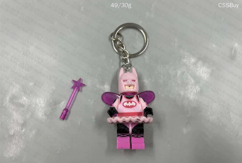 Pink Batman Keychain