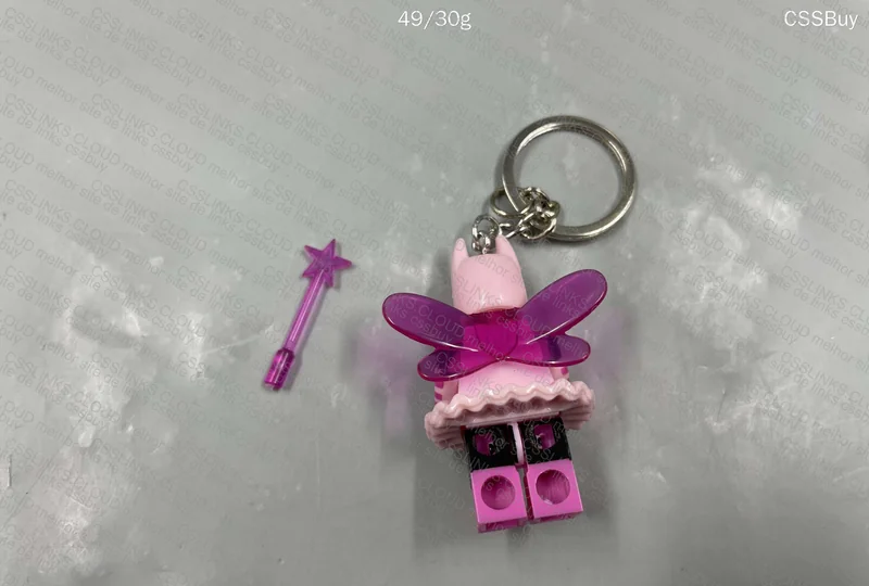 Pink Batman Keychain 2