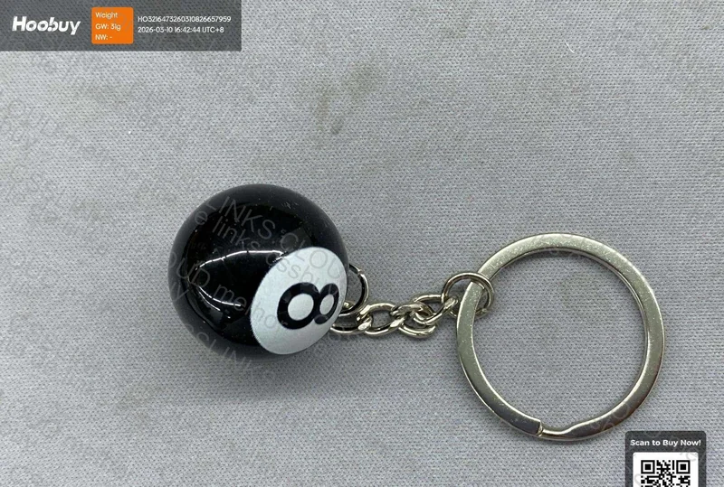 Chaveiro bola de sinuca