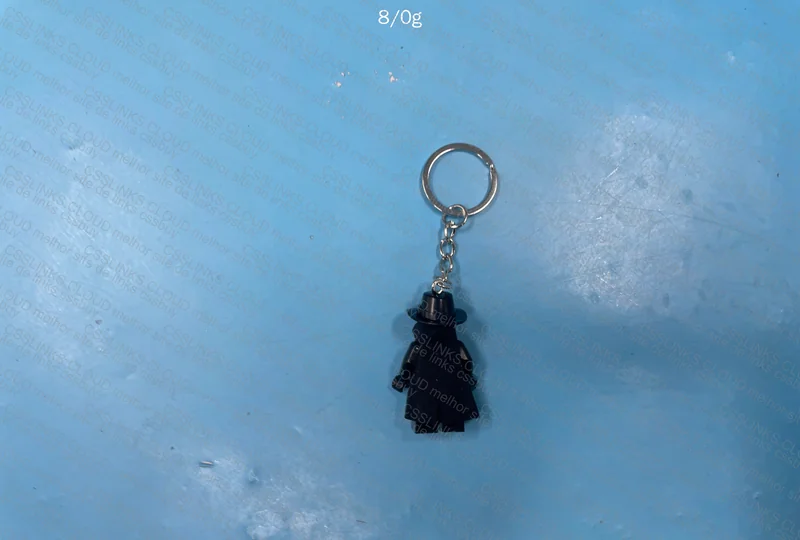 Lego Spider-Man Noir Keychain