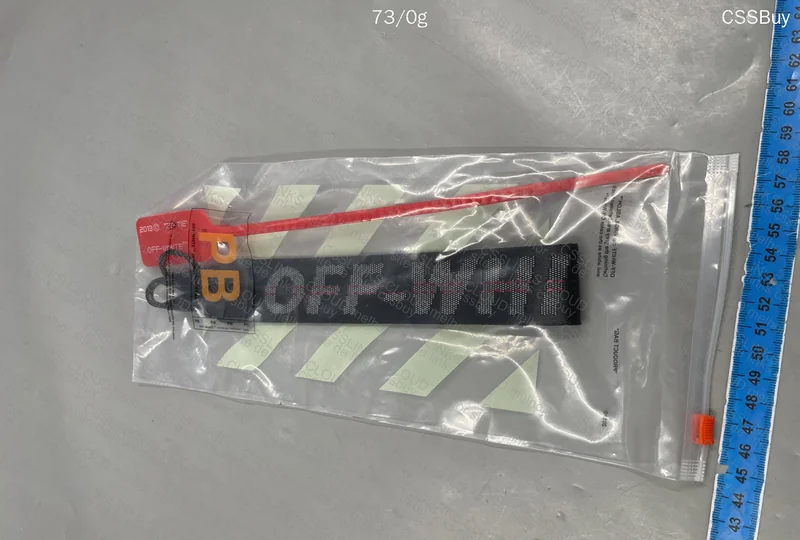 OFF WHITE Black Keychain