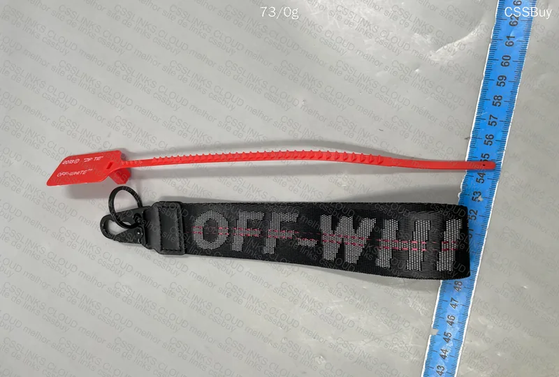 OFF WHITE Black Keychain 2