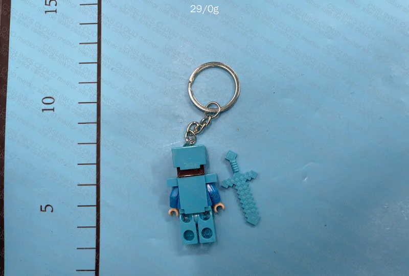 chaveiro steve minecraft