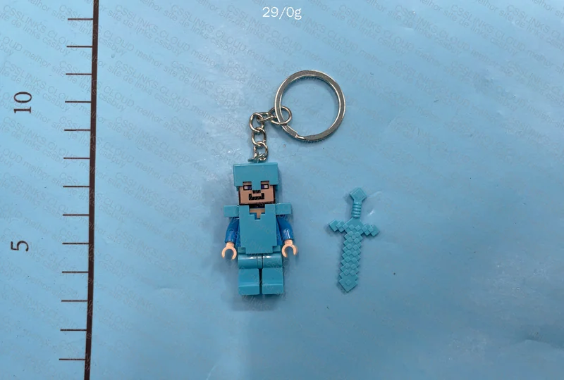 chaveiro steve minecraft 2