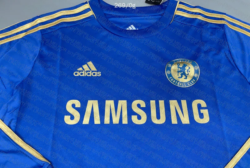 Chelsea Retro Long Sleeve Jersey 12-13 3