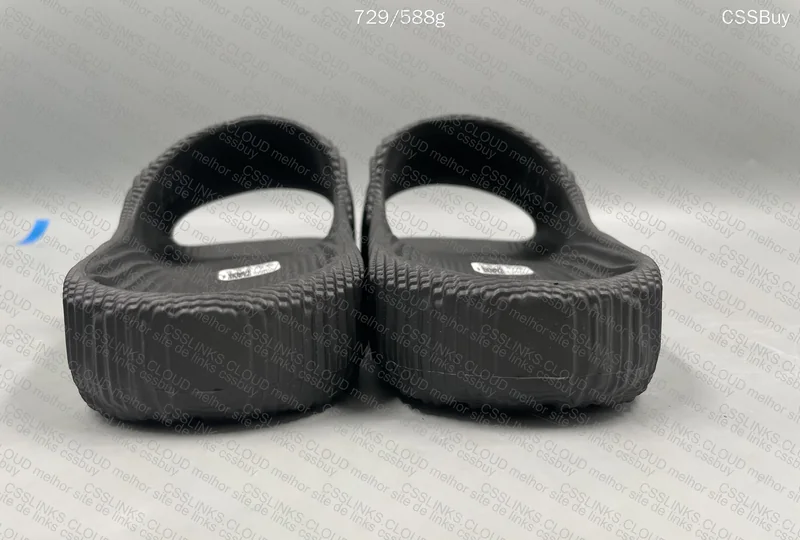 Adilette Black Slides 3