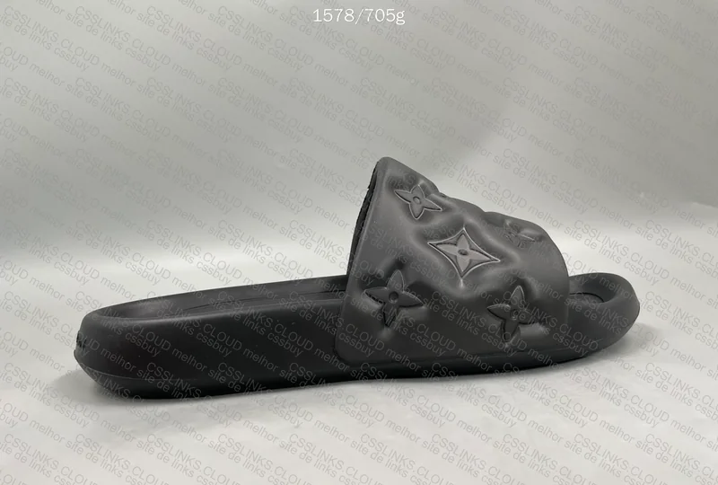 Louis Vuitton Black Slides