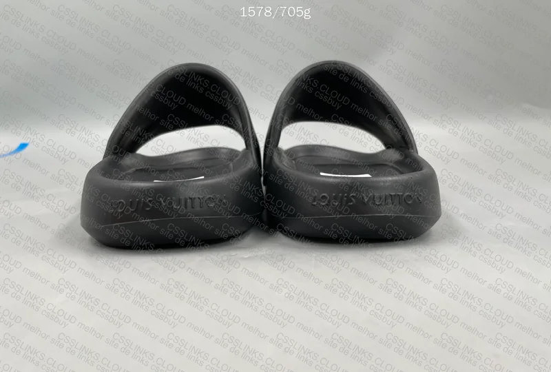Louis Vuitton Black Slides 5