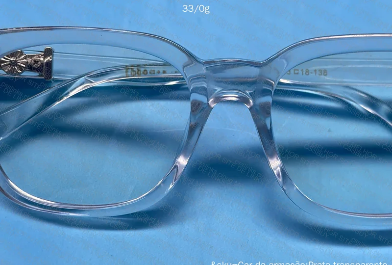 Chrome Hearts White Glasses