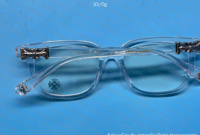 Chrome Hearts White Glasses 2
