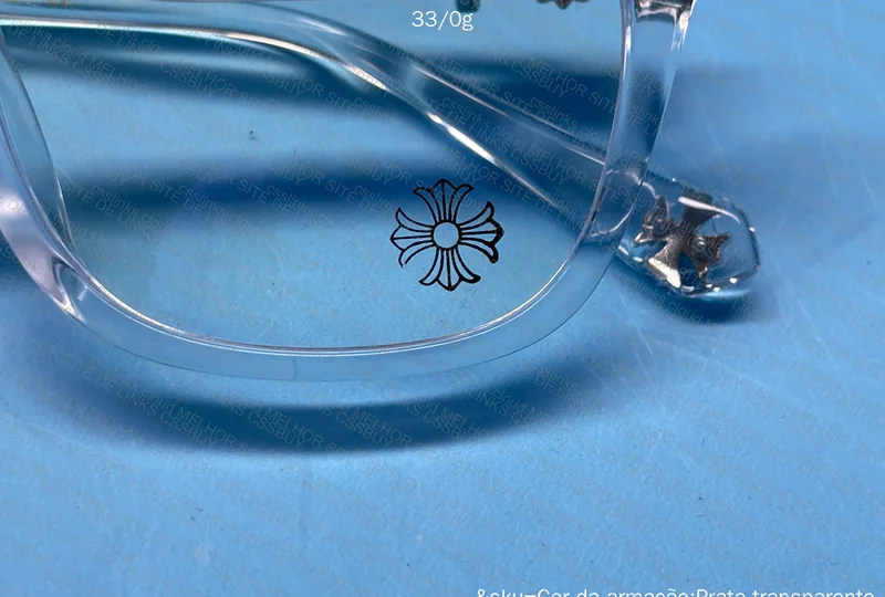 Chrome Hearts White Glasses 5