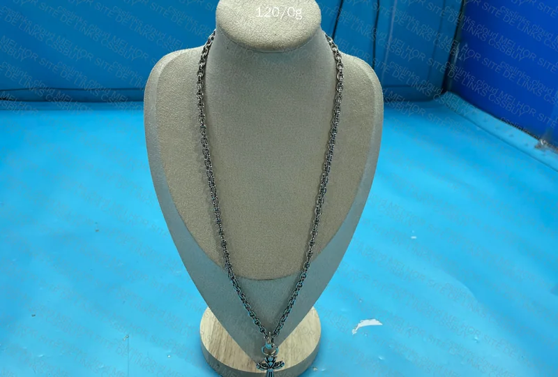 CHROME HEARTS DOUBLE CROSS ALPHABET CHAIN 10