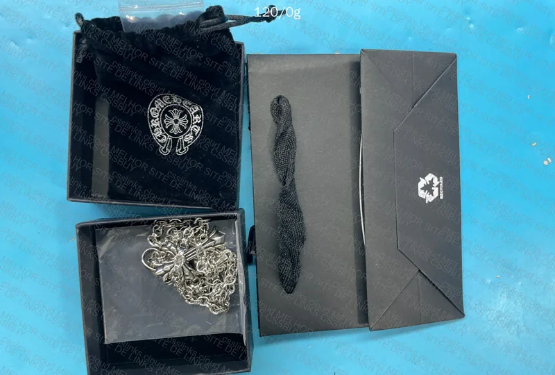 CHROME HEARTS DOUBLE CROSS ALPHABET CHAIN 4