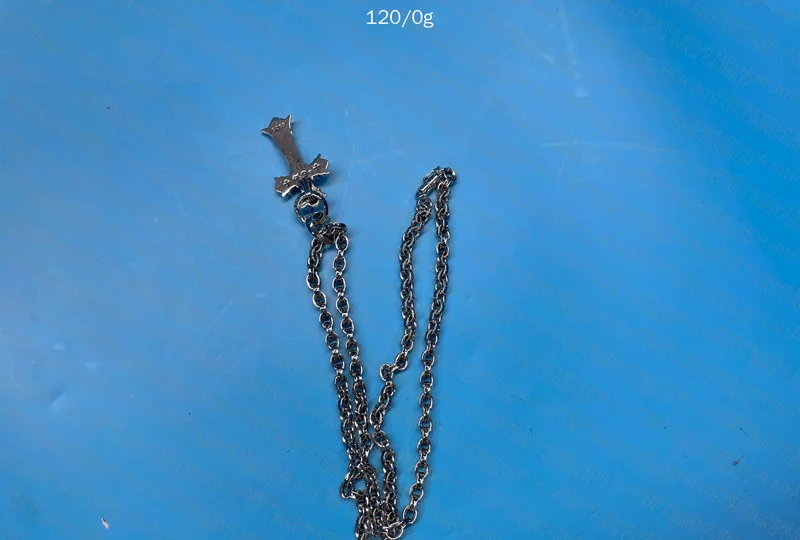 CHROME HEARTS DOUBLE CROSS ALPHABET CHAIN 5