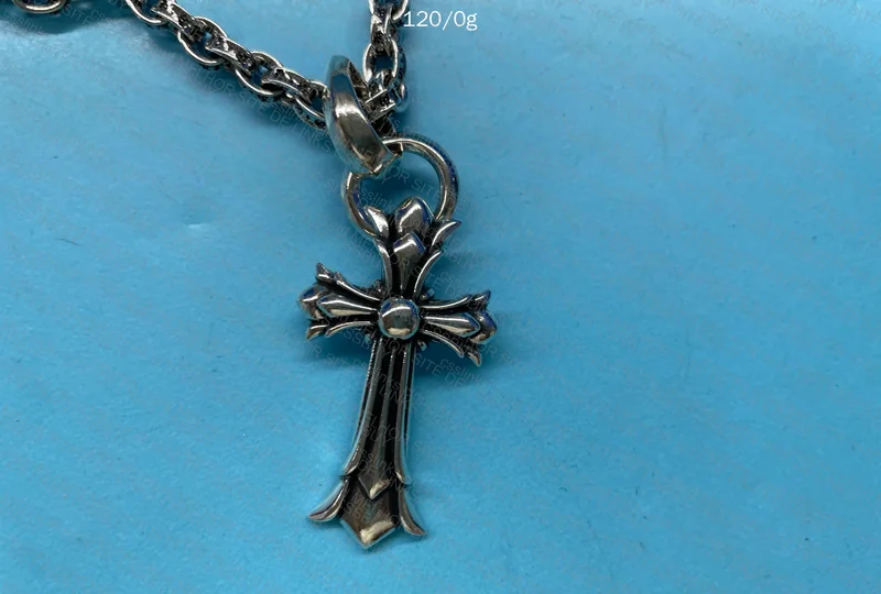 CHROME HEARTS DOUBLE CROSS ALPHABET CHAIN 6