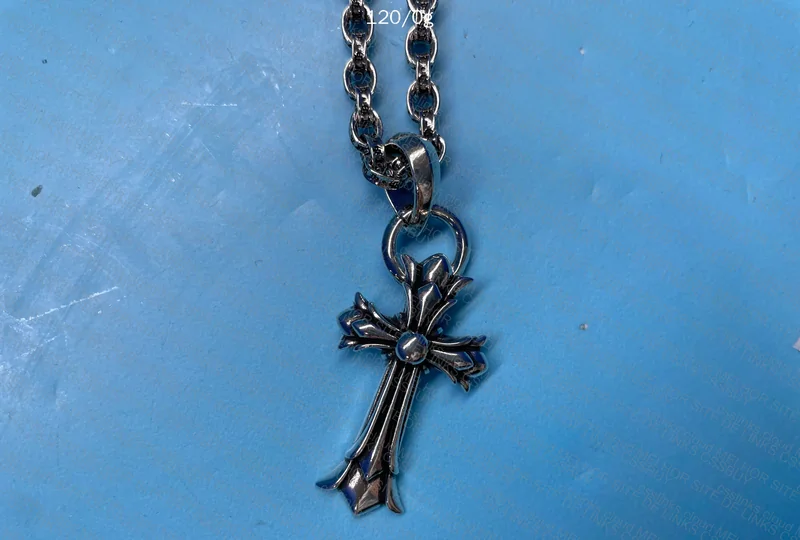 CHROME HEARTS DOUBLE CROSS ALPHABET CHAIN 7