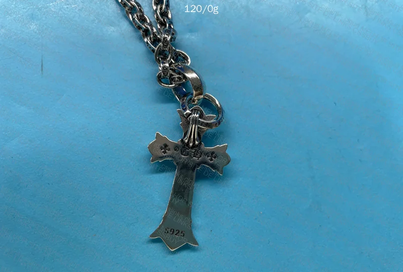 CHROME HEARTS DOUBLE CROSS ALPHABET CHAIN 8