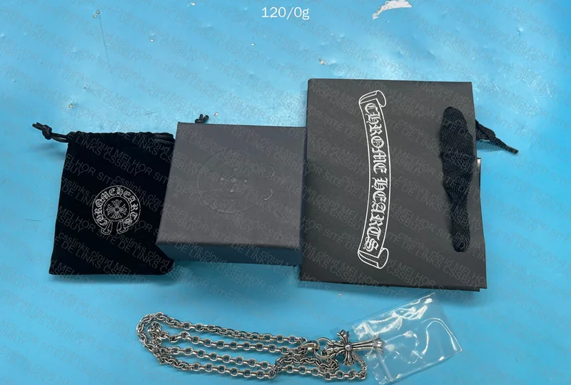 CHROME HEARTS DOUBLE CROSS ALPHABET CHAIN 9