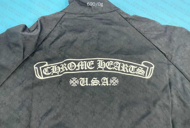 Chrome Hearts Monogram Nylon Track Jacket 5