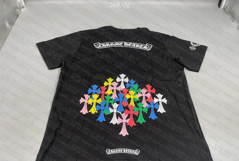 Chrome Hearts Multi Color Cross T-shirt 5