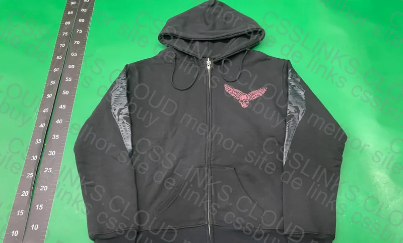 Chrome Hearts Red Skull Zip 4
